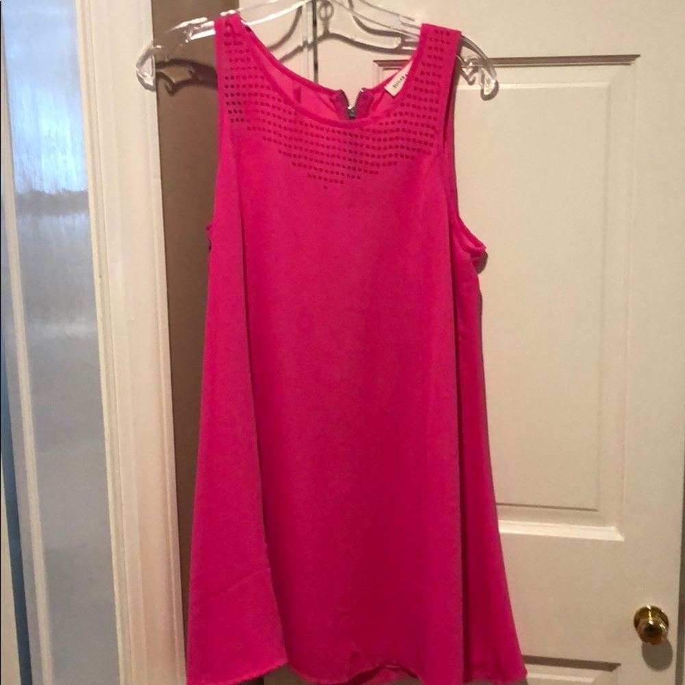 Hot pink summer dress